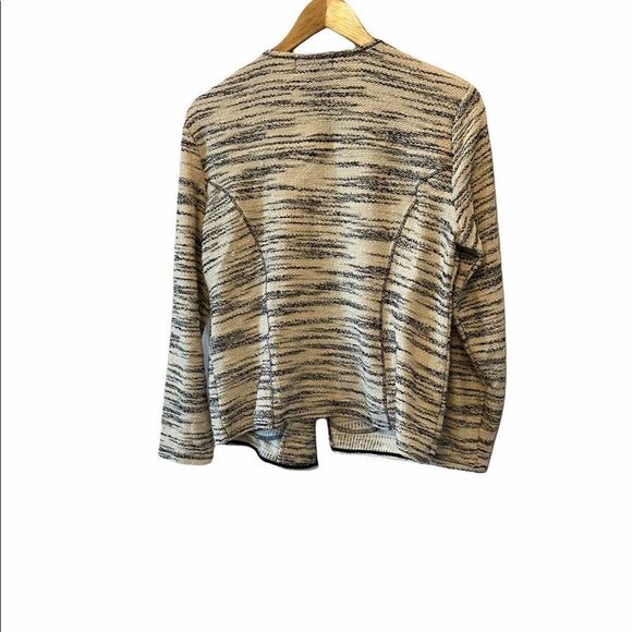 STLE&CO Cream&Black Tweed Lightweight Open Blazer - Picture 3 of 7